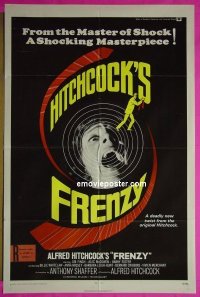 #291 FRENZY 1sh '72 Alfred Hitchcock,Shaffer 