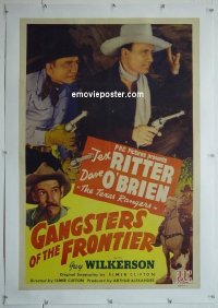#0575 GANGSTERS OF THE FRONTIER linen 1sh '44 