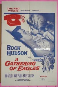 #1216 GATHERING OF EAGLES military 1sh #1 '63 