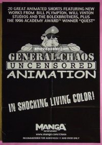#1224 GENERAL CHAOS UNCENSORED ANIMATION 1sh 