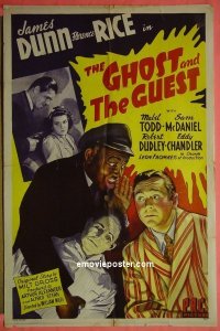 #4770 GHOST & THE GUEST 1sh '43 Dunn, Rice 