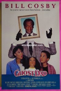 #2438 GHOST DAD DS advance 1sh '90 Bill Cosby 
