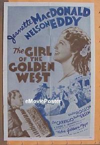 #247 GIRL OF THE GOLDEN WEST 1shR62 MacDonald 