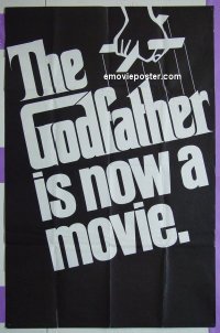 #0708 GODFATHER teaser poster '72 Coppola 