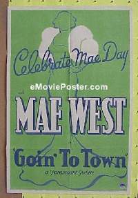 #260 GOIN' TO TOWN B-1sh '35 Mae West 