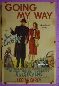 #7685 GOING MY WAY 1sh '44 Bing Crosby