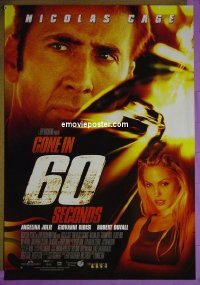 #2450 GONE IN 60 SECONDS 1sh2000 Nicolas Cage 