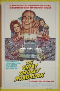 #1320 GREAT SMOKEY ROADBLOCK 1sh '76 Fonda 