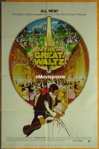 #265 GREAT WALTZ 1sh '72 Bob Peak art! 