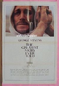 #291 GREATEST STORY EVER TOLD Cinerama 1sh'64 