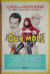 #366 GUN MOLL 1sh '75 Sophia Loren 