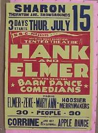 #025 HANK AND ELMER 1sh '30s apple dance! 