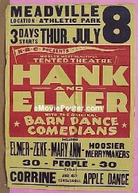 #021 HANK & ELMER 1sh '30s apple dance! 
