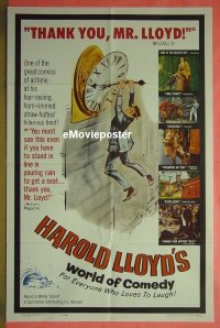 #267 HAROLD LLOYD'S WORLD OF COMEDY 1sh '62 