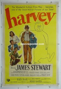 #2867 HARVEY linen one-sheet '50 James Stewart