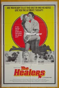P814 HEALERS one-sheet movie poster '70s hospital sex!