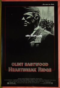 #394 HEARTBREAK RIDGE 1sh '86 Eastwood 