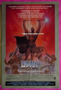 e247 HEAVY METAL style B one-sheet movie poster '81 Richard Corben artwork!