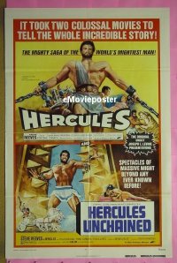 #277 HERCULES/HERCULES UNCHAINED 1sh '73 