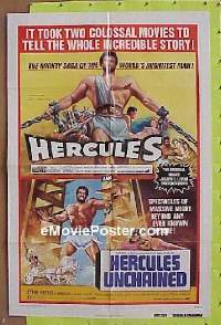 #412 HERCULES & HERCULES UNCHAINED 1sh R73 