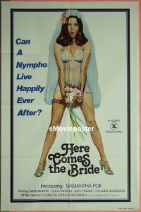 #3536 HERE COMES THE BRIDE 1sh 81 Samantha Fox