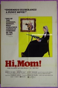 #9267 HI MOM! 1sh '70 early Robert De Niro 