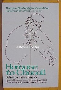 HOMAGE TO CHAGALL 1sheet