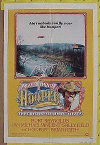 #264 HOOPER advance teaser 1sh '78 B.Reynolds 