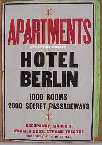 HOTEL BERLIN adv 1sheet