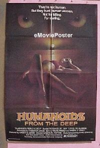 #302 HUMANOIDS FROM THE DEEP 1sh '80 McClure 