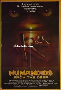 #269 HUMANOIDS FROM THE DEEP 1sh '80 classic!