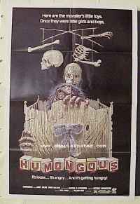 r785 HUMONGOUS one-sheet movie poster '82 cool monster image!