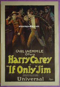 #2077 'IF ONLY' JIM 1sh '20 Harry Carey 