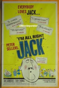 #291b I'M ALL RIGHT JACK 1sh '60 Peter Seller 