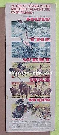 #065 HOW THE WEST WAS WON insert '62 Peck 