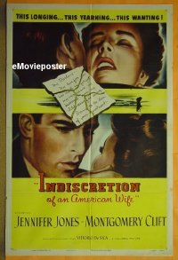 #300 INDISCRETION OF AN AMERICAN WIFE 1sh '54 