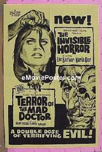 #515 INVISIBLE HORROR/TERROR OF MAD DOCTOR1sh 
