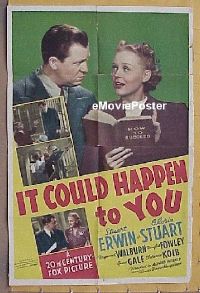 IT COULD HAPPEN TO YOU ('39) 1sheet