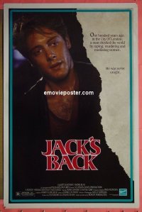 #4823 JACK'S BACK 1sh '88 Spader, Gibb 