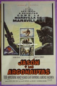 #0819 JASON & THE ARGONAUTS Spanish 1sh 63 