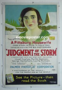 #2882 JUDGMENT OF THE STORM linen one-sheet '24