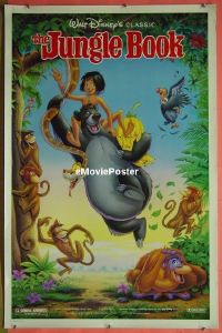 #422 JUNGLE BOOK DS 1sh R90 Walt Disney 