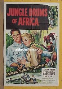 #444 JUNGLE DRUMS OF AFRICA 1sh whole serial 