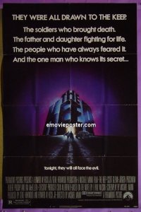 f556 KEEP one-sheet movie poster '83 Michael Mann, Scott Glenn