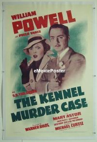 #128 KENNEL MURDER CASE linen 1sh R42 Powell