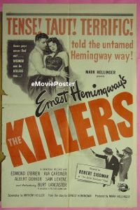 #432 KILLERS military 1sh R60s Burt Lancaster, Gardner