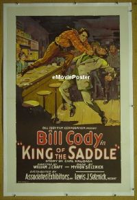 #057 KING OF THE SADDLE linen 1sh '26 B. Cody 