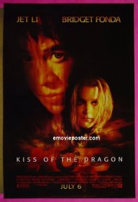 #2575 KISS OF THE DRAGON adv 1sh 2001 Jet Li 