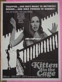 #7489 KITTEN IN THE CAGE 1sh '68 perverted! 