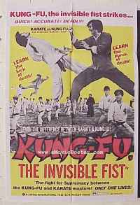 KUNG-FU THE INVISIBLE FIST 1sheet
